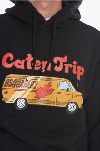 CATEN TRIP Hoodie Sweatshirt with Graphic Print