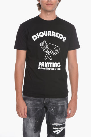 T-Shirt Girocollo con Stampa BROTHERS
