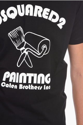 T-Shirt Girocollo con Stampa BROTHERS