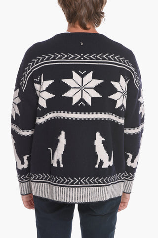 Maglia Girocollo WOLF in Lana Vergine