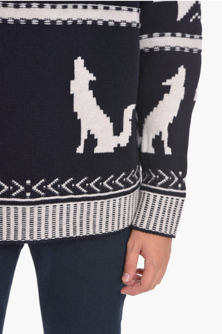Maglia Girocollo WOLF in Lana Vergine