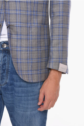 SARTORIA Blazer in Misto Lana Motivo District Check
