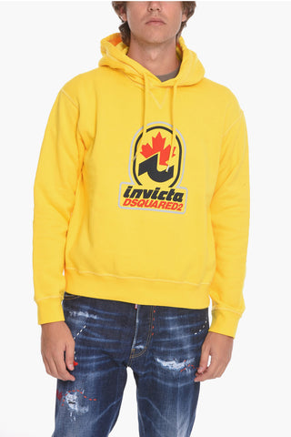 INVICTA Hoodie Sweatshirt with Front Logo Print