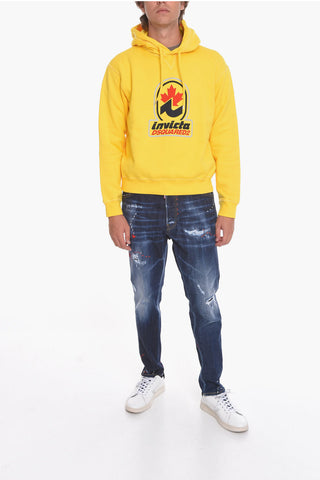 INVICTA Hoodie Sweatshirt with Front Logo Print
