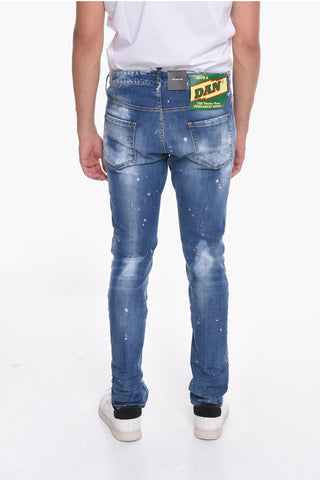 Distressed COOL GUY Denims with Light Wash