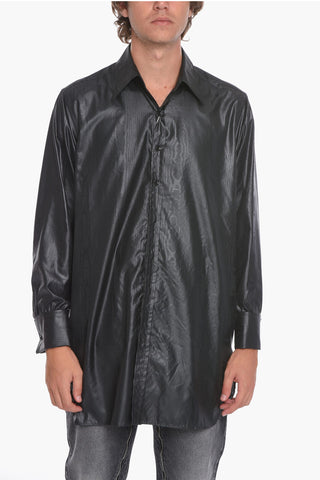 UNISEX MM1 Oversized Shirt with Snakeskin Effect