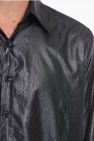 UNISEX MM1 Oversized Shirt with Snakeskin Effect