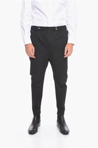 Pantaloni a Cavallo Basso con Coulisse
