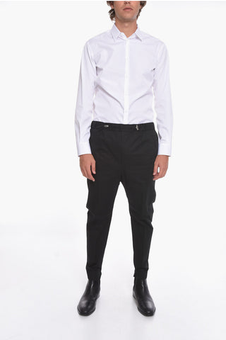 Pantaloni a Cavallo Basso con Coulisse