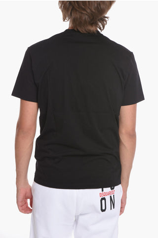 Crewneck T-shirt with Graphic Print