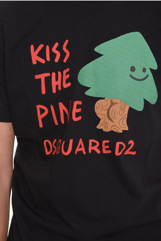 Crewneck T-shirt with Graphic Print