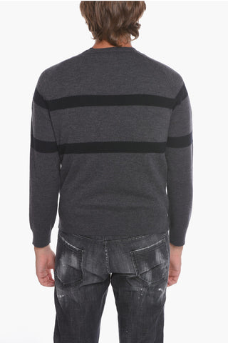 Maglia TWIN LINE in Lana con Logo
