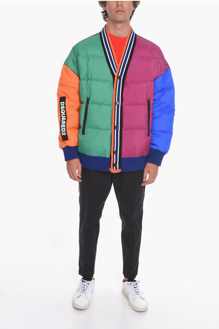 Kaban Puffer Cardigan with Embossed Logo