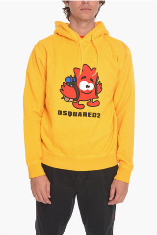 Hoodie sweatshirt with LEASF BUDDY Print
