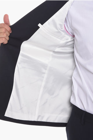 Abito in Lana Vergine con Tasche con Aletta