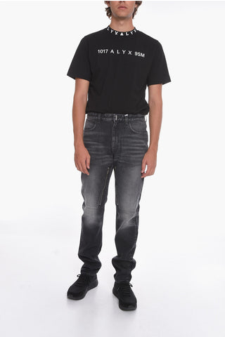 Multipocketed Cotton Slim Fit Denims 18cm