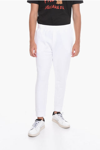 ICON Joggers in Cotone Felpato con Stampa Logo sul Retro