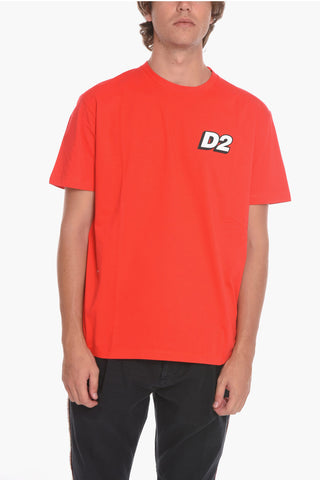 Plain T-shirt with D2 Print