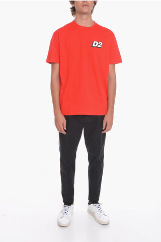 Plain T-shirt with D2 Print
