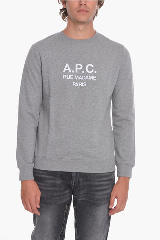 Felpa Girocollo SWEAT RUFUS con Logo Ricamato