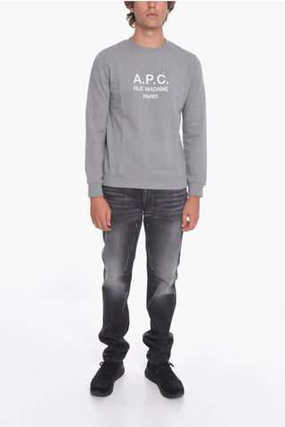 Felpa Girocollo SWEAT RUFUS con Logo Ricamato