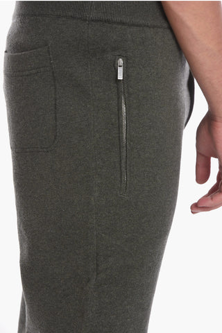 Zipped Pocket Cashmere Blend Sweatpants