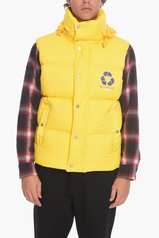 ONE LIFE ONE PLANET Gilet Imbottito con Cappuccio Estraibile