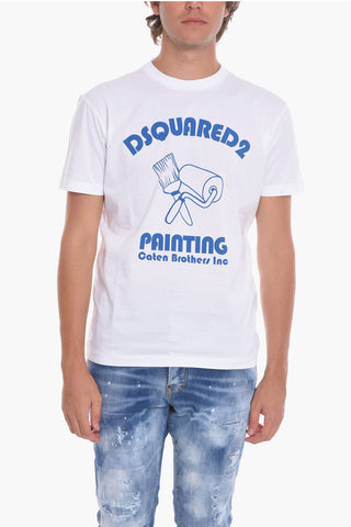 T-Shirt Girocollo con Stampa BROTHERS