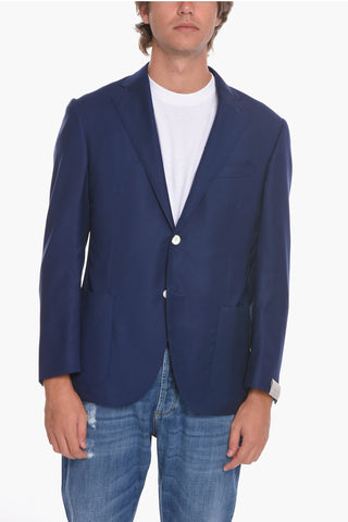 Virgin Wool LEADER SOFT Blazer with Patch Pockets