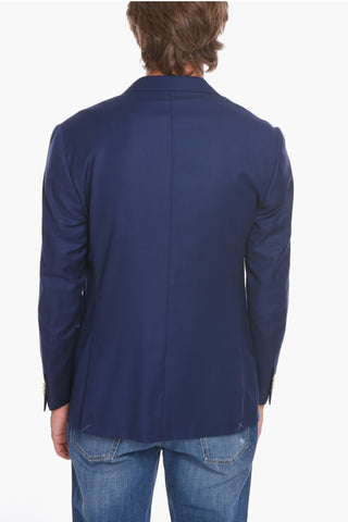 Virgin Wool LEADER SOFT Blazer with Patch Pockets