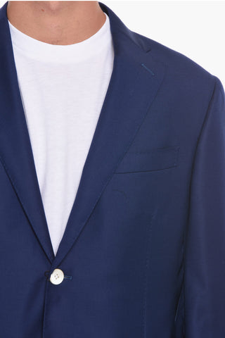 Virgin Wool LEADER SOFT Blazer with Patch Pockets