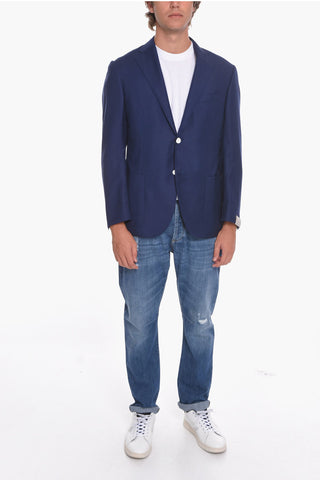 Virgin Wool LEADER SOFT Blazer with Patch Pockets
