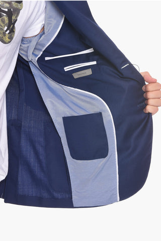 Virgin Wool LEADER SOFT Blazer with Patch Pockets