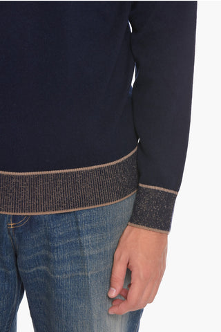 Hooded Wool Blend Sweater