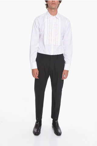 Pantaloni Pully in Misto Lana con Loose Fit