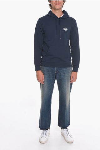 Felpa Hoodie MARVINE in Cotone Garzato