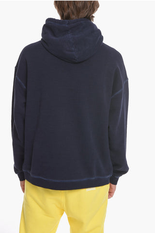 Hoodie Sweatshirt with Maxi Embossed Logo