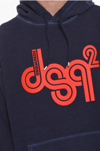 Hoodie Sweatshirt with Maxi Embossed Logo