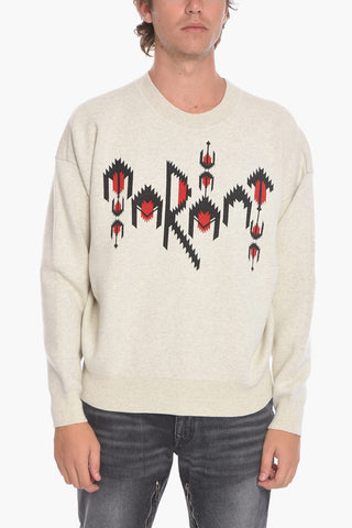 Maglia in Misto Cotone ARCHIE con Motivo Chevron