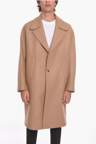 Oversized Kimono Coat with Patch Pockets