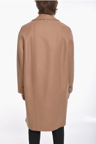 Oversized Kimono Coat with Patch Pockets