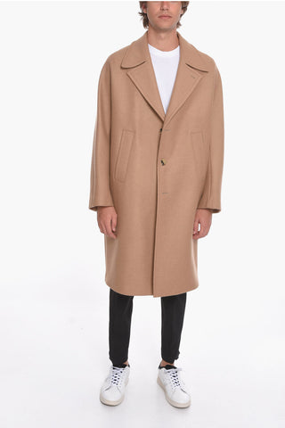 Oversized Kimono Coat with Patch Pockets