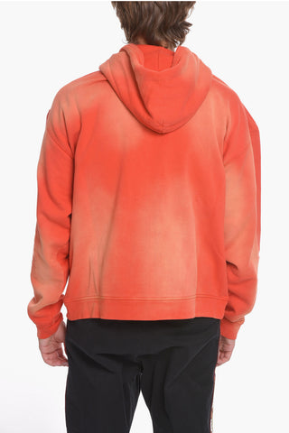 Vintage Hoodie Sweatshirt with Studs Application