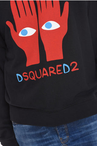 EYES ON HANDS Crewneck Sweatshirt
