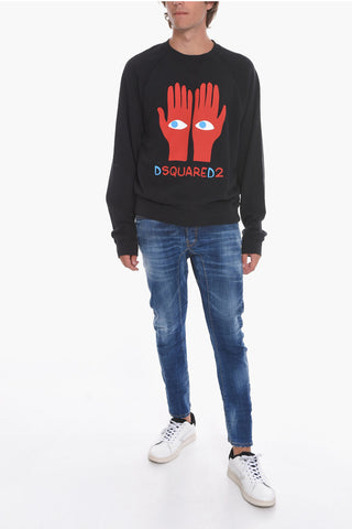 EYES ON HANDS Crewneck Sweatshirt