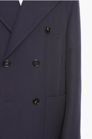 Cappotto Doppiopetto in Twill di Cotone