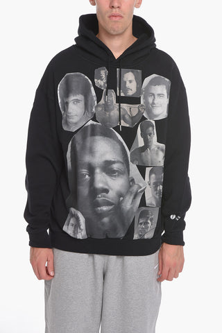 TOM OF FINLAND Printed Brushed Cotton Hoodie