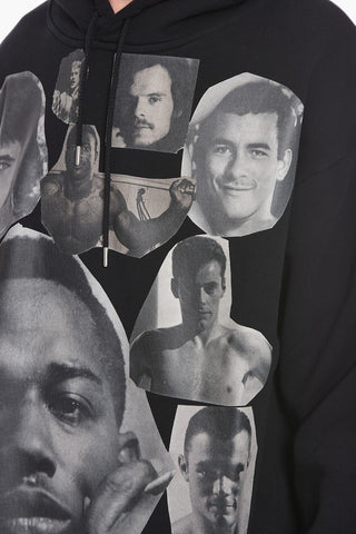 TOM OF FINLAND Printed Brushed Cotton Hoodie