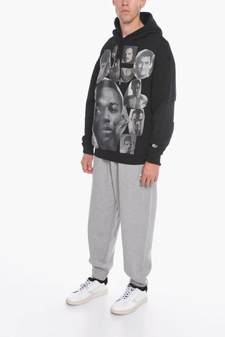 TOM OF FINLAND Printed Brushed Cotton Hoodie