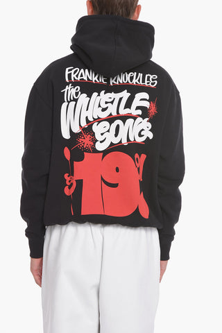 FRANKIE KNUCKLES Felpa Hoodie UNISEX in Cotone Felpato Stampata